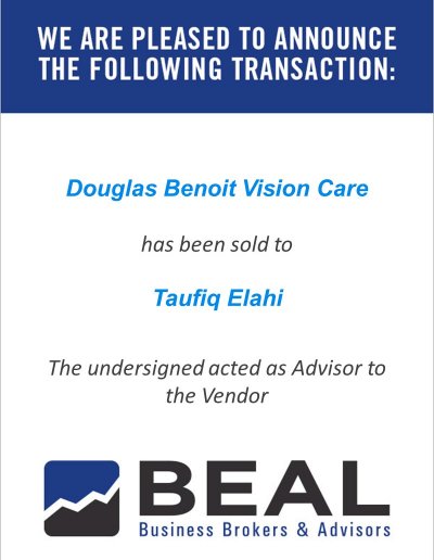 Douglas Benoit Vision Care