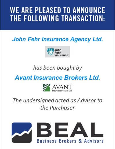 John Fehr Insurance Agency Ltd.